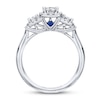 Thumbnail Image 1 of Previously Owned Engagement Ring 3/4 ct tw Round-cut Diamonds 14K White Gold Ring