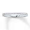 Thumbnail Image 1 of Previously Owned Diamond Wedding Band 1/8 ct tw Round-cut 10K White Gold Size 3.75