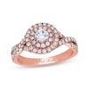 Thumbnail Image 1 of Previously Owned Neil Lane Engagement Ring 7/8 ct tw Round-cut 14K Rose Gold - Size 9.25