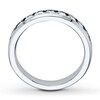 Thumbnail Image 1 of Previously Owned Diamond Anniversary Band 1 ct tw Round-cut 10K White Gold - Size 10