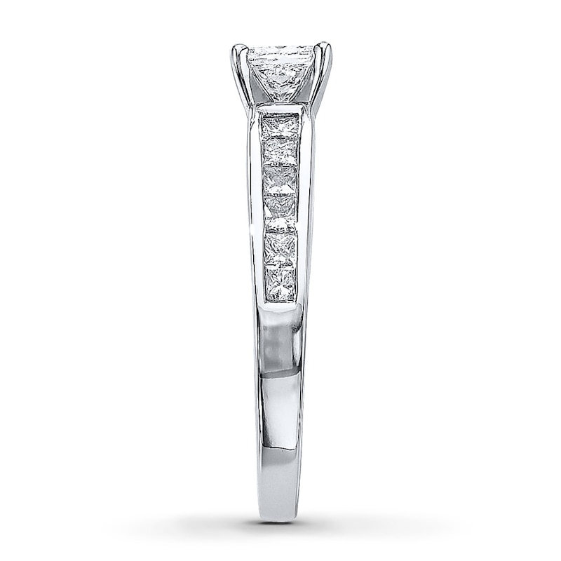 Main Image 3 of Previously Owned Ring 1-1/4 ct tw Diamonds 14K White Gold - Size 4.25
