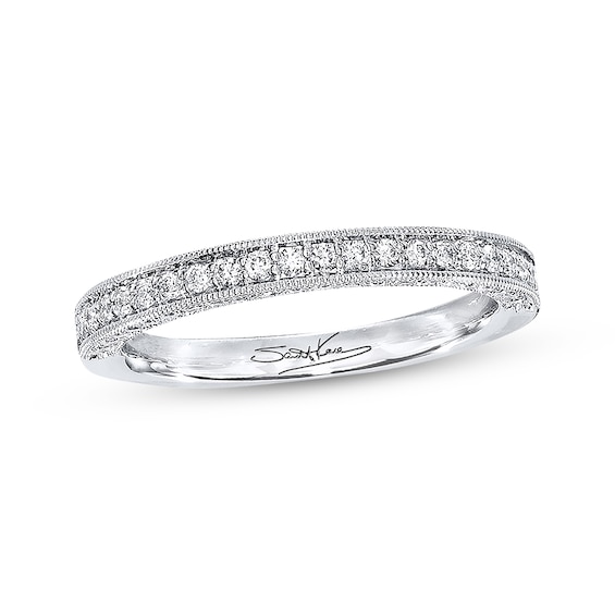 Previously Owned Scott Kay Ring 3/8 ct tw Round-Cut Diamonds 14K White Gold Size 4