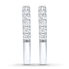 Thumbnail Image 3 of Previously Owned Wedding Band 1-1/2 ct tw Round-cut Diamonds 14K White Gold - Size 9.5