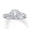 Thumbnail Image 0 of Previously Owned Diamond Engagement Ring 5/8 ct tw Round-cut 14K White Gold