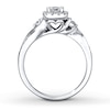 Thumbnail Image 1 of Previously Owned Diamond Engagement Ring 5/8 ct tw Round-cut 14K White Gold