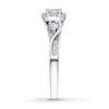 Thumbnail Image 2 of Previously Owned Diamond Engagement Ring 5/8 ct tw Round-cut 14K White Gold