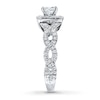 Thumbnail Image 2 of Previously Owned Neil Lane Ring 1 ct tw Princess & Round-cut Diamonds 14K White Gold