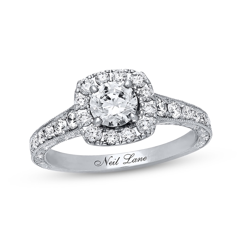 Main Image 1 of Previously Owned Neil Lane Diamond Ring 1-1/6 ct tw Round-cut 14K Gold