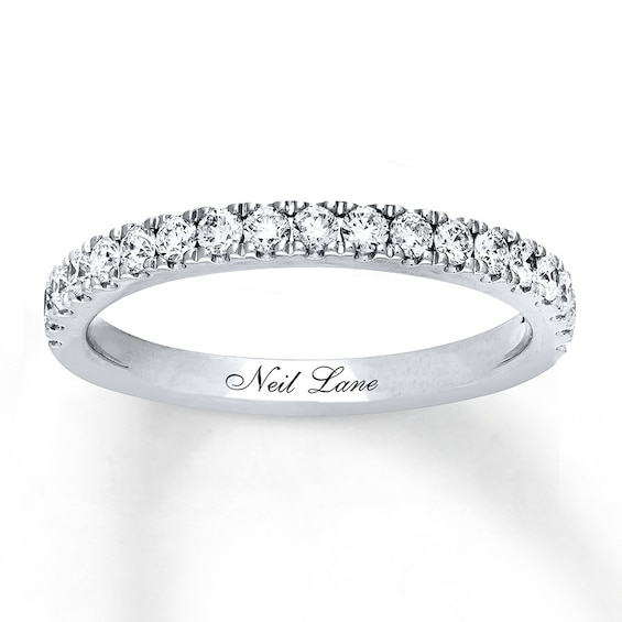 Previously Owned Neil Lane Wedding Band 1/2 ct tw Diamonds 14K White Gold