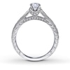 Thumbnail Image 2 of Previously Owned Neil Lane Bridal Ring 5/8 ct tw Diamonds 14K White Gold - Size 4.5