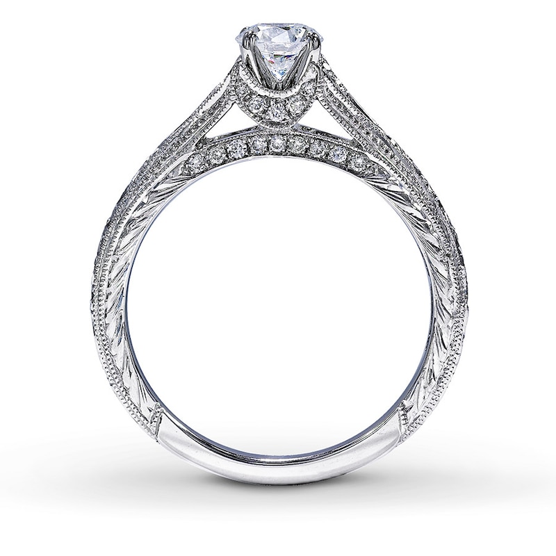Main Image 2 of Previously Owned Neil Lane Bridal Ring 5/8 ct tw Diamonds 14K White Gold - Size 4.5