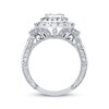 Thumbnail Image 3 of Previously Owned Neil Lane Diamond Engagement Ring 1-5/8 ct tw Princess & Round-cut 14K White Gold
