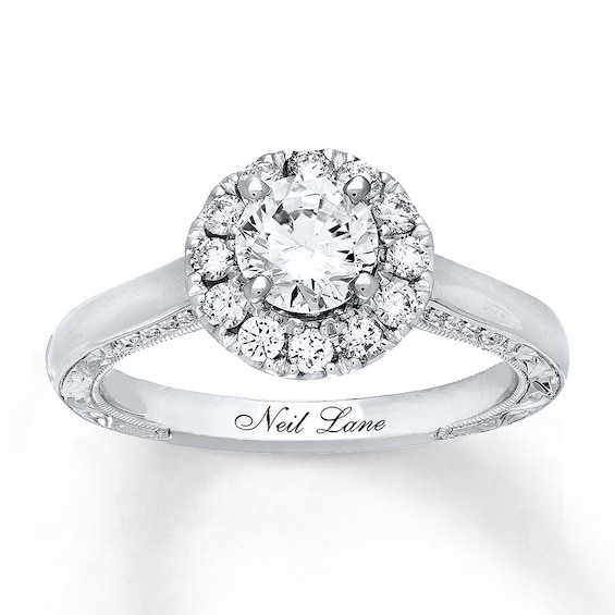 Previously Owned Neil Lane Engagement Ring 1 ct tw Diamonds 14K White Gold