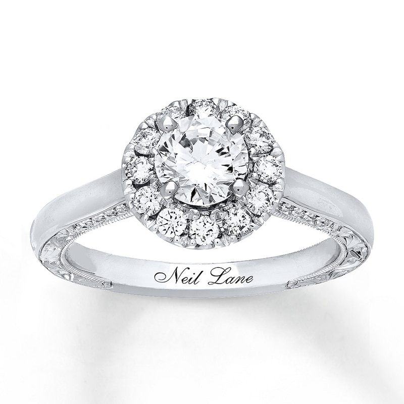 Previously Owned Neil Lane Engagement Ring 1 ct tw Diamonds 14K White Gold