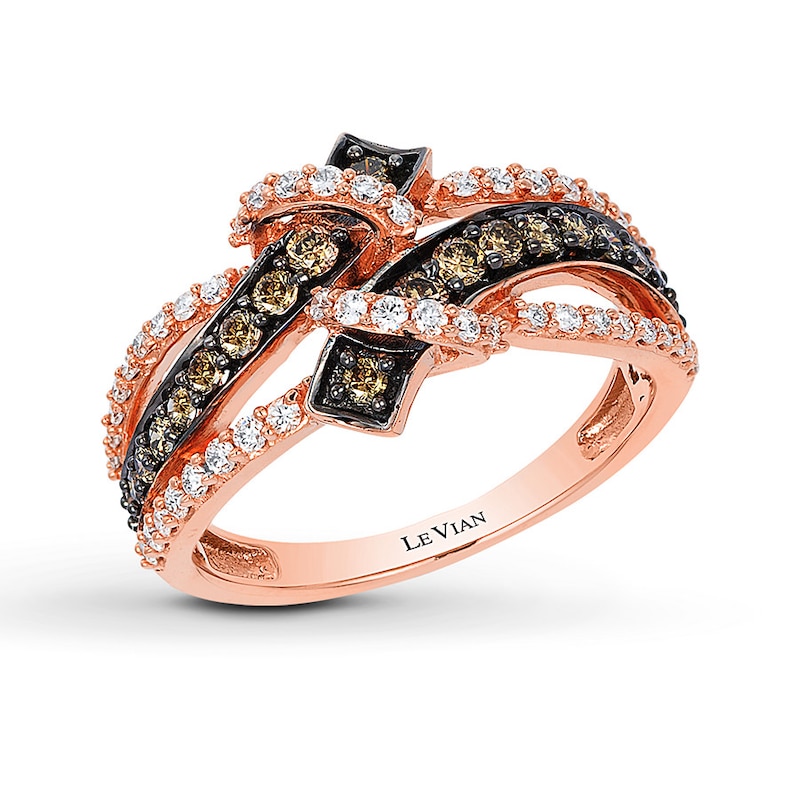 Main Image 1 of Previously Owned Le Vian Diamond Ring 3/4 ct tw Round-cut 14K Gold - Size 10
