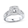 Thumbnail Image 0 of Previously Owned Diamond Engagement Ring 7/8 ct tw Round-Cut 14K White Gold