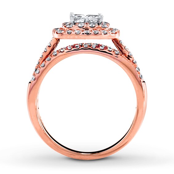 Previously Owned Diamond Ring 11/8 ct tw 14K Rose Gold Kay