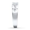 Thumbnail Image 2 of Previously Owned Men's Diamond Band 5/8 ct tw Square-Cut 10K White Gold - Size 4.75