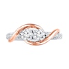 Thumbnail Image 3 of Previously Owned Ever Us Diamond Ring 1 ct tw Round-cut 14K Two-Tone Gold