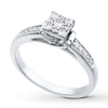 Thumbnail Image 2 of Previously Owned Diamond Engagement Ring 1/4 ct tw Round-cut 10K White Gold - Size 7