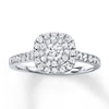Thumbnail Image 0 of Previously Owned Diamond Ring 3/4 ct tw Round-cut 14K White Gold