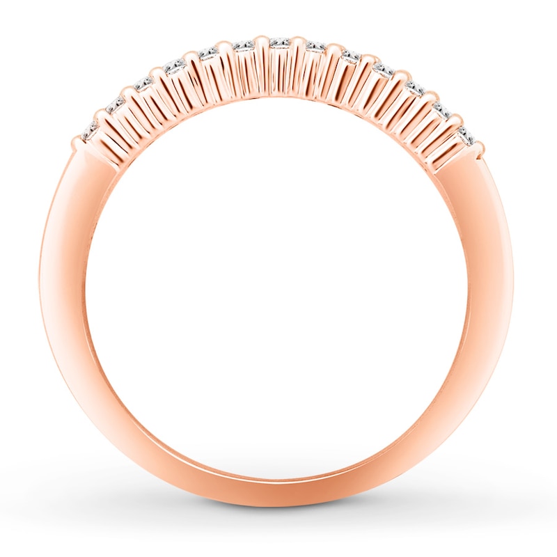 Main Image 2 of Previously Owned Diamond Stackable Ring 1/6 ct tw Round-cut 10K Rose Gold