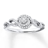 Thumbnail Image 1 of Previously Owned Diamond Ring 1/5 ct tw Round-cut 10K White Gold