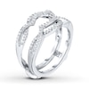 Thumbnail Image 2 of Previously Owned Diamond Enhancer Ring 1/3 ct tw Round-cut 14K White Gold