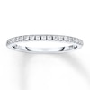 Thumbnail Image 0 of Previously Owned Wedding Band 1/6 ct tw Diamonds 14K White Gold