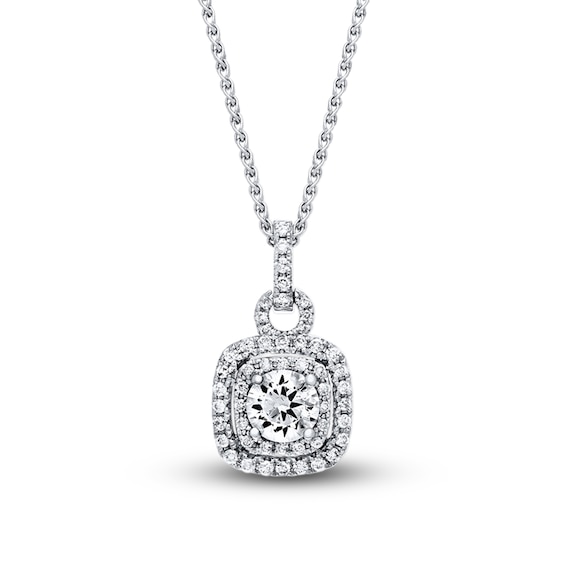 Previously Owned Neil Lane Necklace 7/8 ct tw Diamonds 14K White Gold