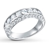 Previously Owned Diamond Anniversary Band 2 ct tw Round-cut 14K White Gold