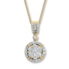 Thumbnail Image 1 of Previously Owned Diamond Necklace 1 ct tw 14K Yellow Gold