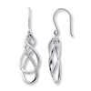 Thumbnail Image 1 of Previously Owned Diamond Earrings 1/20 ct tw Round-cut 10K White Gold