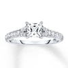Thumbnail Image 1 of Previously Owned Diamond Engagement Ring 1 Carat tw 14K White Gold