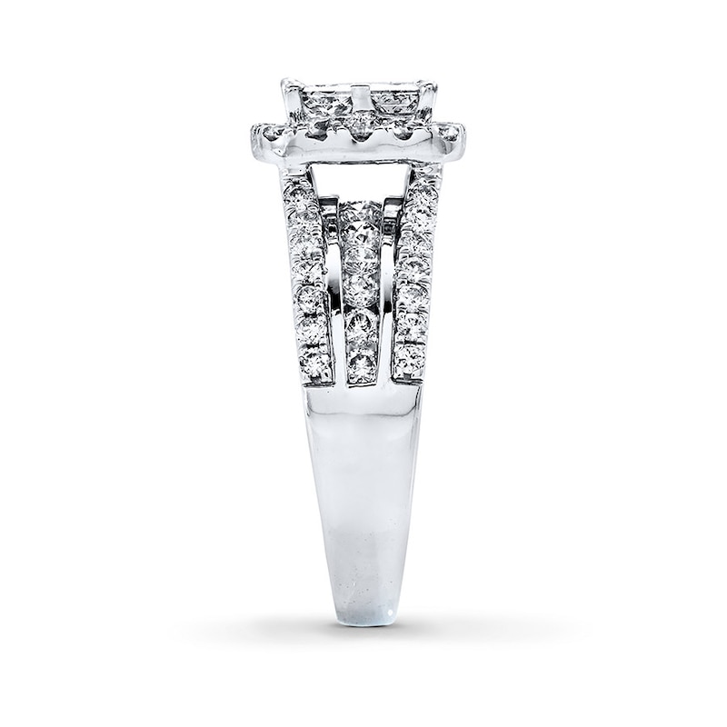 Main Image 3 of Previously Owned Diamond Engagement Ring 2 ct tw 14K White Gold