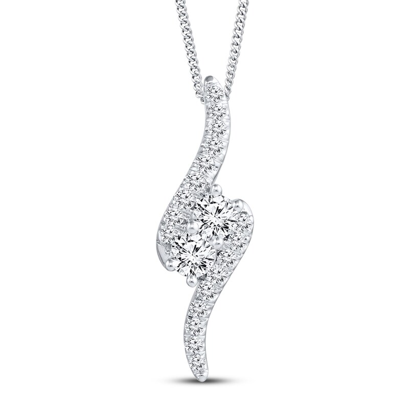 Previously Owned Ever Us Diamond Necklace 1 cttw 14K White Gold