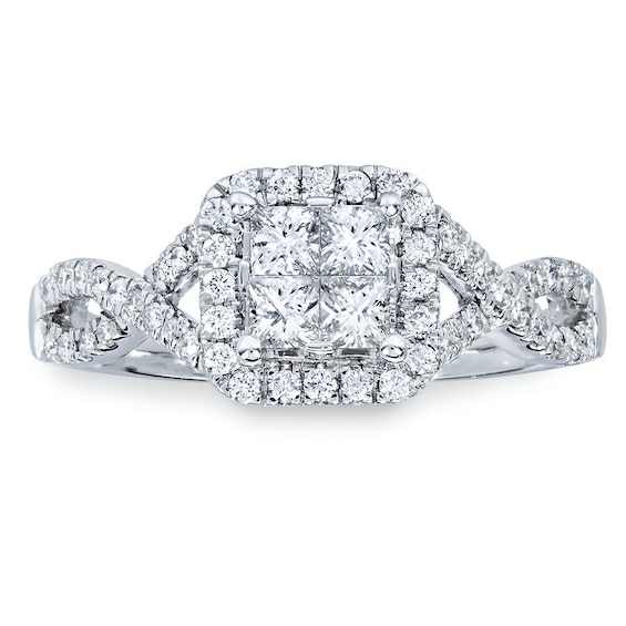 Previously Owned Diamond Ring 3/4 ct tw 14K White Gold