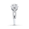 Thumbnail Image 2 of Previously Owned THE LEO Diamond Engagement Ring 1 ct tw Princess & Round-cut 14K White Gold