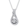 Thumbnail Image 1 of Previously Owned Diamond Necklace 1/3 ct tw 10K White Gold