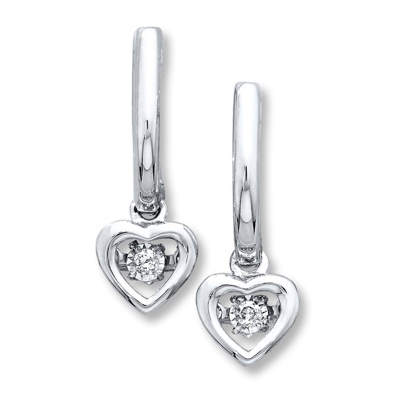 Main Image 1 of Previously Owned Unstoppable Love 1/20 ct tw Earrings Sterling Silver