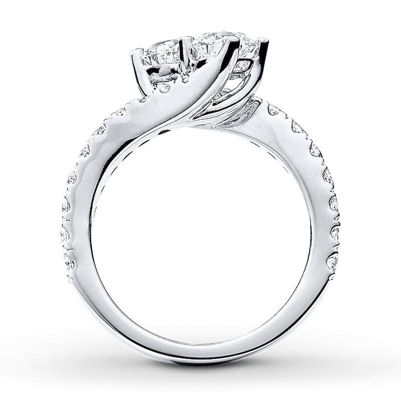 Main Image 2 of Previously Owned Ever Us Diamond Ring 2 ct tw Round-cut 14K White Gold