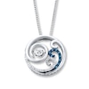 Thumbnail Image 0 of Previously Owned Diamond Necklace 1/15 ct tw Diamonds Sterling Silver 18"