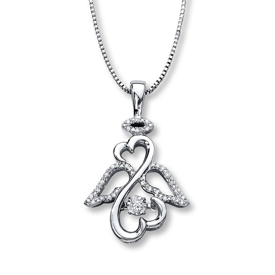 Previously Owned Diamond Necklace 1/10 ct tw Diamonds Sterling Silver 18"