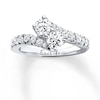 Thumbnail Image 1 of Previously Owned Ever Us Diamond Ring 1-1/2 ct tw Round-cut 14K White Gold