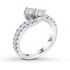 Thumbnail Image 2 of Previously Owned Ever Us Diamond Ring 1-1/2 ct tw Round-cut 14K White Gold