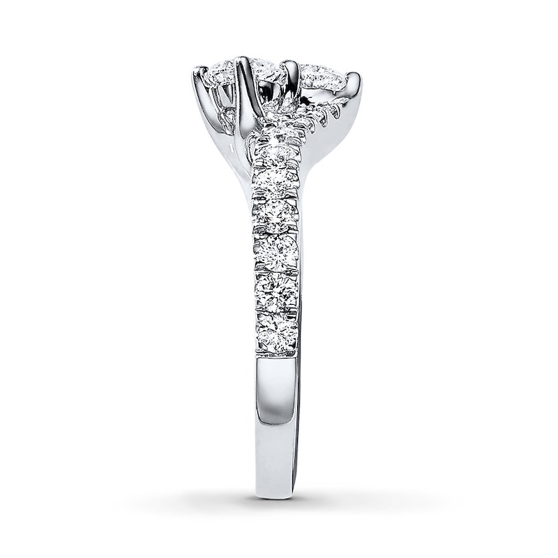 Main Image 3 of Previously Owned Ever Us Diamond Ring 1-1/2 ct tw Round-cut 14K White Gold