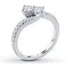 Thumbnail Image 2 of Previously Owned Ever Us Two-Stone Diamond Ring Round-cut 1/2 ct tw