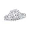 Previously Owned Diamond Engagement Ring 1-1/2 ct tw Round-cut Diamonds 14K White Gold