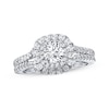Thumbnail Image 1 of Previously Owned Diamond Engagement Ring 1-1/2 ct tw Round-cut Diamonds 14K White Gold