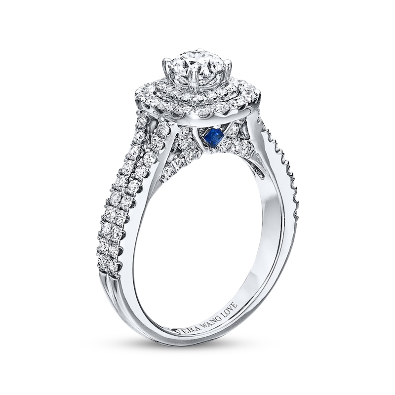 Main Image 2 of Previously Owned Diamond Engagement Ring 1-1/2 ct tw Round-cut Diamonds 14K White Gold